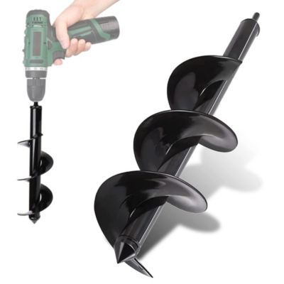 Tariere pour perceuse jardin 90 mm FISHTEC meche acier robuste