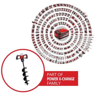 Tarière sans fil sur batterie 18V Einhell GP-EA 18/150 Li BL-Solo Power X-Change (vendue sans batterie ni chargeur)