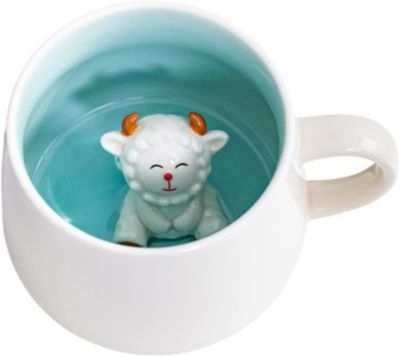 Tasse Céramique Animal 3D Caché 350 ml