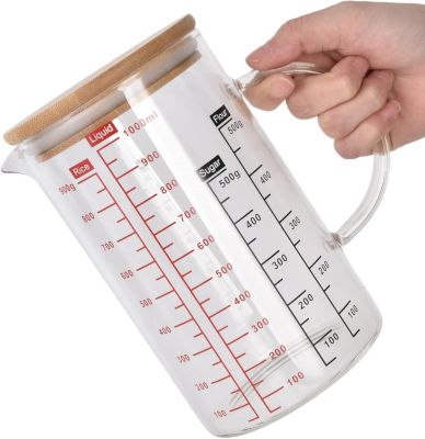 Tasse à Mesurer en Verre Borosilicaté 1 L