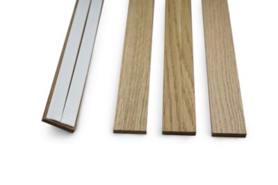 Tasseau adhésif chêne 34,5 x 9 mm L.1,25 m (vendu par lot de 4)
