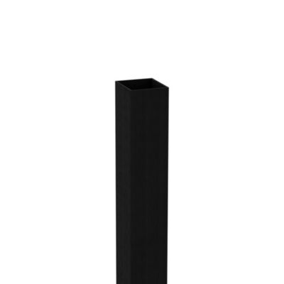 Socle En Bois Peint Noir Brillant - 10,6 X 5 Cm - épaisseur 3 Cm - Occasion Très Bon état