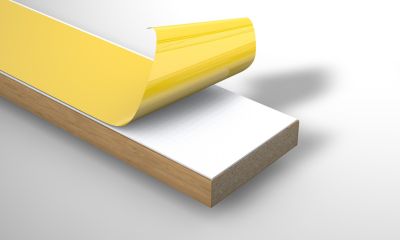 Tasseau décoratif adhésif MDF revêtu papier imprimé chêne Saragosse 3,45 x 280cm, ép. 11mm (vendu par lot de 4)