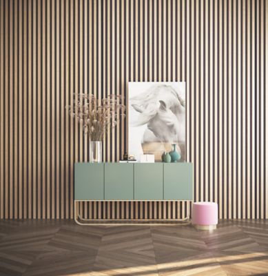 Tasseau décoratif imitation chêne Saragosse l.3 x L.280 cm vendu par 4 pièces
