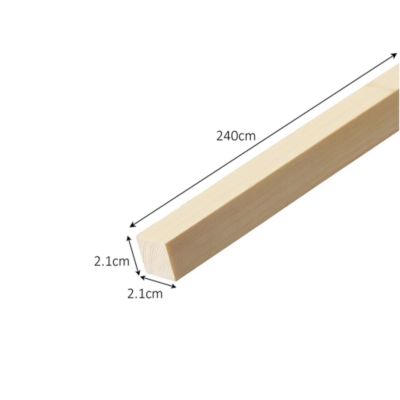 Tasseau raboté pin 21 x 21 mm L.2,4 m