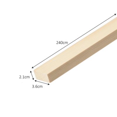Tasseau raboté pin L.240 cm - 36 x 21 mm