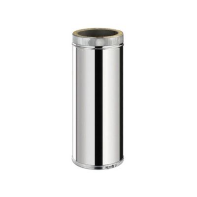 TDPS500 Conduit isolé double paroi poêle à bois 50 cm diam150 - à l'unité