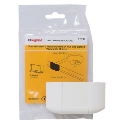 Té de dérivation pour mur et plafond 20 x 12,5 mm Legrand