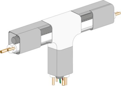 Té pour goulotte 80 x 60 mm spécial climatiseur fixe Autogyre