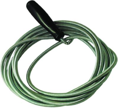 TEC HIT 180037 - Déboucheur D'évier - Flexible Annelé - Manche Ergonomique - 2,50 mètres