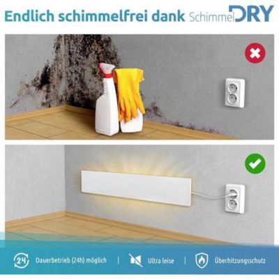 Technaxx Déshumidificateur mural/anti-moisissures Schimmel-MoisissureDry-M1 blanc - EGS-WHI-M1
