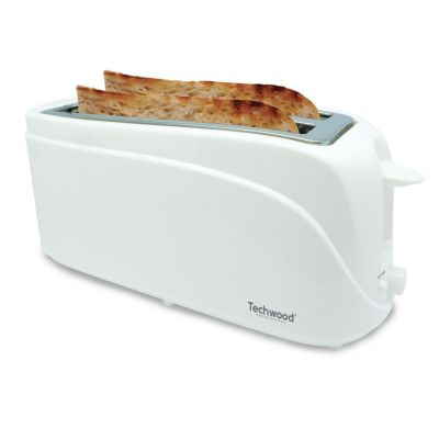 Techwood TGP-502 Grille Pain 2 longues fentes - Blanc