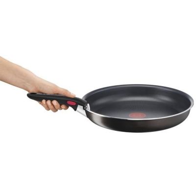 TEFAL L1500402 Ingenio Easy Plus Poele 24 cm, revetement antiadhésif, poignée vendue séparément, tous feux sauf induction