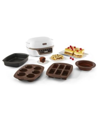 Tefal Cake Factory - Four à Gâteaux Intelligent Avec 5 Programmes + Manuel - Moules Madeleines Et Donuts Inclus - YY5726FG