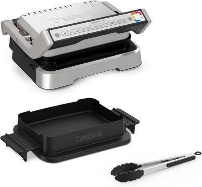 Tefal OptiGrill 9 Programmes 4-en-1 Métal