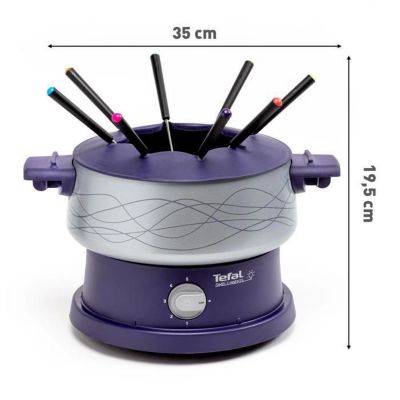 Tefal Simply Invents Fondue électrique, 8 personnes,Thermostat règlable, EF353812