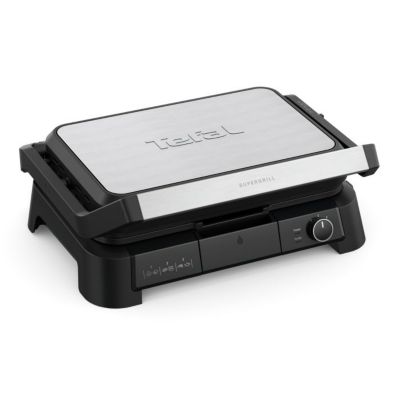 Tefal SuperGrill 3-en-1 XL, Gril de contact, Appareil croque-monsieur, GC520DE0