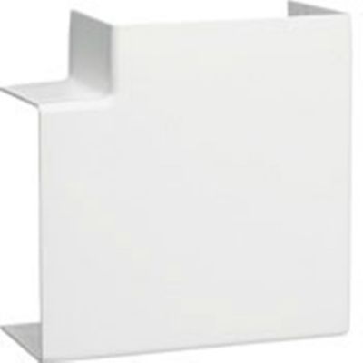 TEHALIT Angle plat blanc pour goulotte, H. 6.3 x P.4.5 cm | Castorama