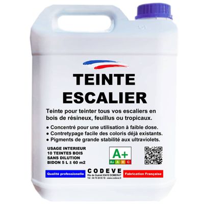 Teinte Escalier -  4x5 L   - Codeve Bois - Incolore