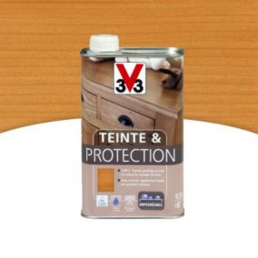 Teinte et protection meubles et boiseries V33 chêne doré mat 0,5L
