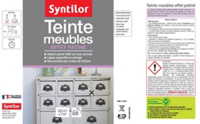Teinte meubles effet patiné Lin 500 ml