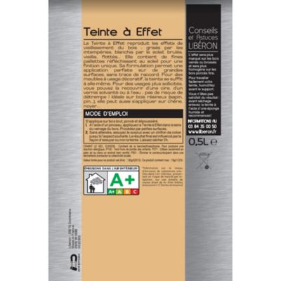 Teinte meubles et menuiseries Libéron effet bois flotté mat 0,5L
