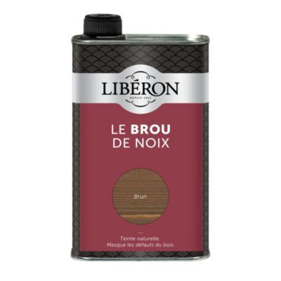 Teinte naturelle Le brou de noix Libéron 500ml