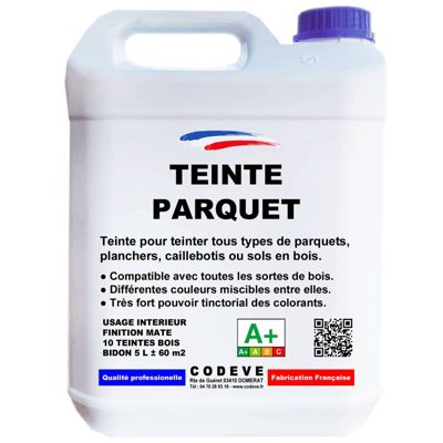 Teinte Parquet -  5 L   - Codeve Bois - Chêne rustique