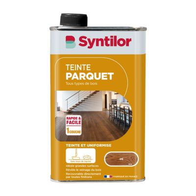 Teinte parquet ipé brun foncé mat Syntilor 1 L