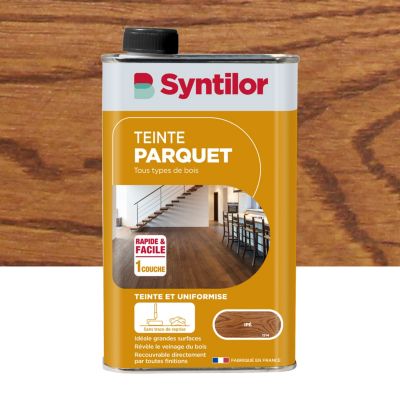 Teinte parquet ipé brun foncé mat Syntilor 1 L
