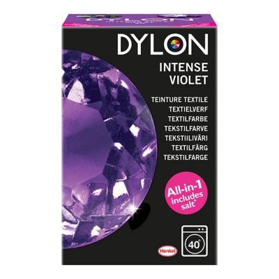 Dylon Teinture Machine Violet Foncé 350 G – Pour Coton, Laine, Synthétique – Rafraîchir & Customiser Textile Facilement