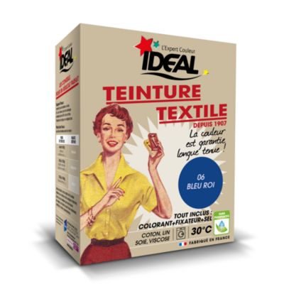 Teinture textile vintage bleu roi Idéal 350g