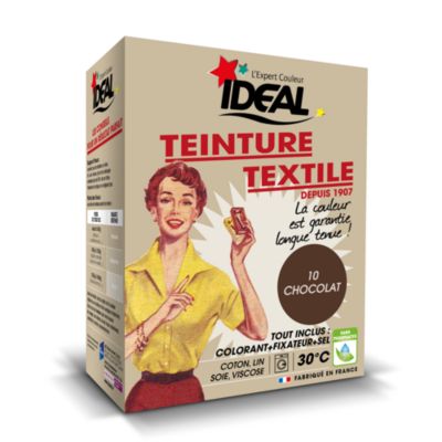 Teinture textile vintage chocolat Idéal 350g