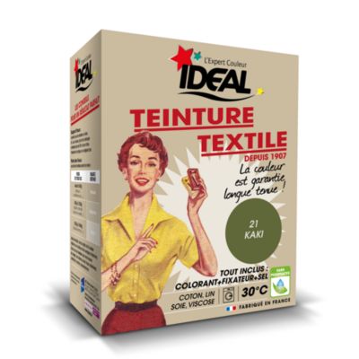 Teinture textile vintage kaki Idéal 350g