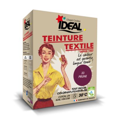Teinture textile vintage prune Idéal 350g