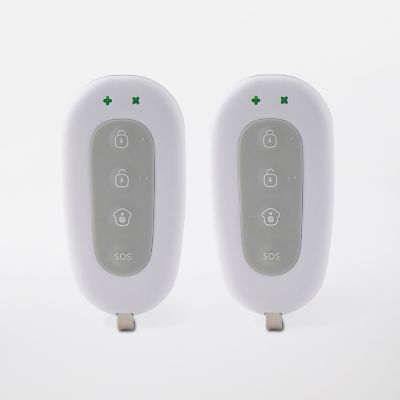 Télécommande à 2 touches Smanos, lot de 2