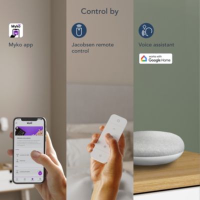 Télécommande pour ampoules connectées Myko Jacobsen blanc
