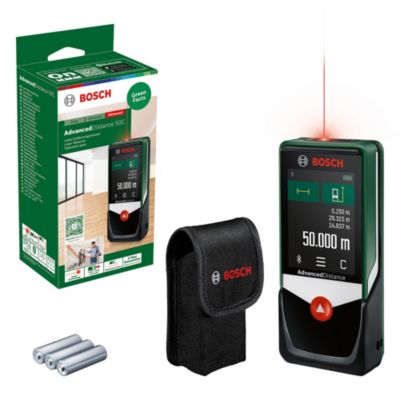 Télémètre laser Bosch AdvancedDistance 50C portée jusqu'à 50 m précision ± 2 mm
