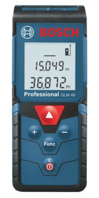 Télémètre laser Bosch PRO GLM 40 portée jusqu'à 40 m précision ± 1,5 mm