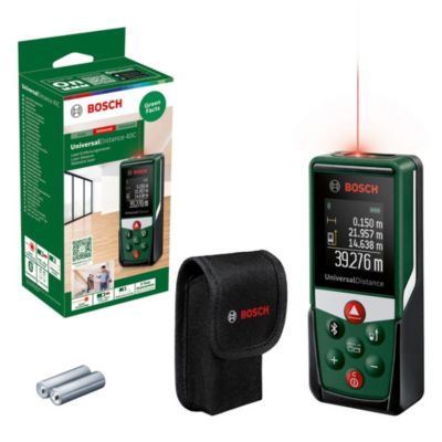 Télémètre laser connecté Bosch UniversalDistance 40C portée jusqu'à 40 m précision ± 2 mm
