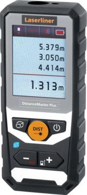 Télémètre laser connecté Laserliner 080.984E portée jusqu'à 80 m précision ± 1,5 mm