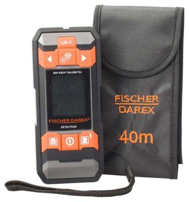 Télémètre laser et détecteur de matériaux Fisher Darex 715004 portée jusqu'à 40 m précision ± 2 mm