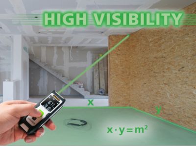 Télémètre laser Laserliner 080.833A portée jusqu'à 40 m précision ± 2 mm