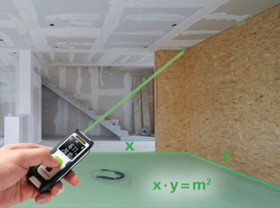 Télémètre laser Laserliner 080.833A portée jusqu'à 40 m précision ± 2 mm