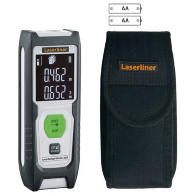 Télémètre laser Laserliner 080.833A portée jusqu'à 40 m précision ± 2 mm