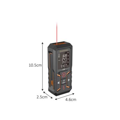 Télémètre laser Magnusson portée jusqu'à 15 m précision ± 2 mm