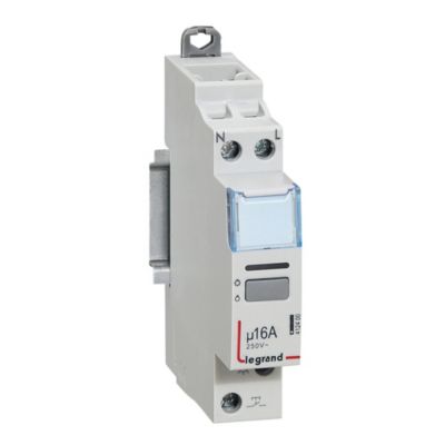 Télérupteur unipolaire silencieux - 16 A - 230 V~ - 1 module Legrand