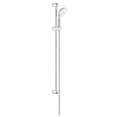 Tempesta 100 ensemble de douche complet 3 jets + mitigeur thermostatique bain/douche 1/2", chrome (34598000-28789002)