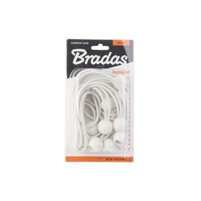 Tendeur a boule blanc 15cm pour bâche et toile (blister de 10pieces)