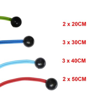 Tendeur à boule Master Lock 20 / 30 / 40 et 50 cm, 10 pièces